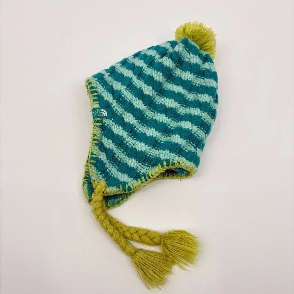 The north face | Kids Striped Knit Hat with Tassels